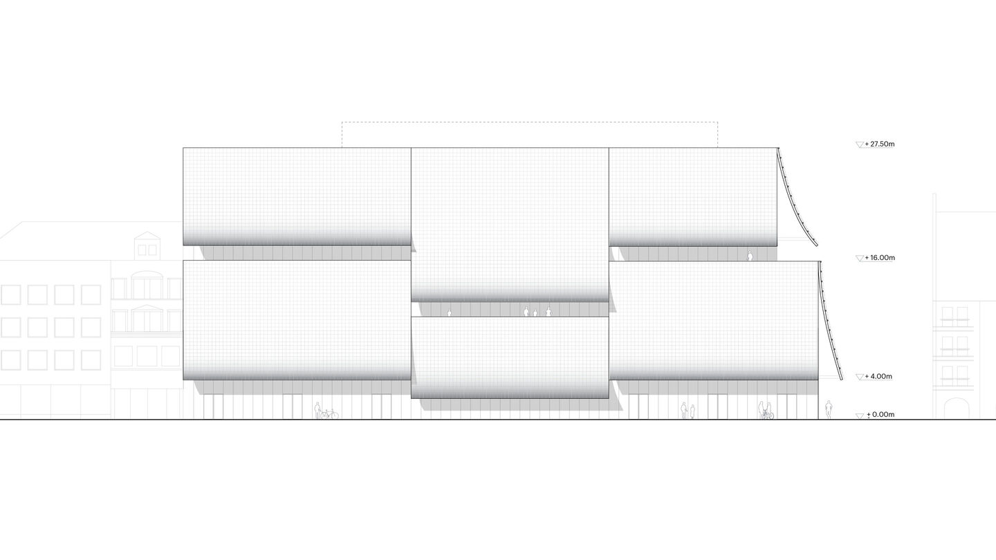 Haus der Musik Elevation Poststrasse 02 L