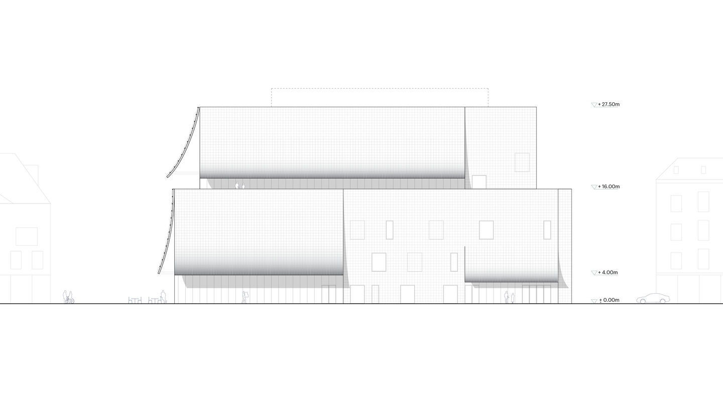 Haus der Musik Elevation Brabandstrasse 02 L