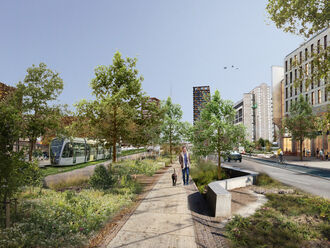 Boulevard collage ohne Turm